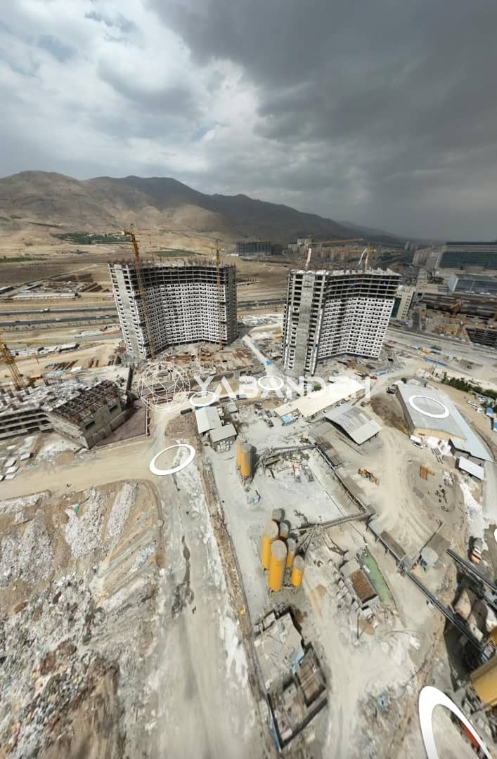 امتیاز پروژه ها و برج های سری N شامل (n1, n2, n3, n4, n5, n6) از  پهنه B چیتگر